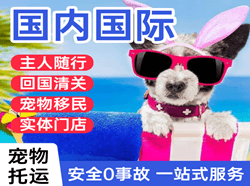 白城机场物流国际宠物托运 【国